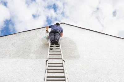 Peinture extérieure à la Bâthie — façades et ravalement